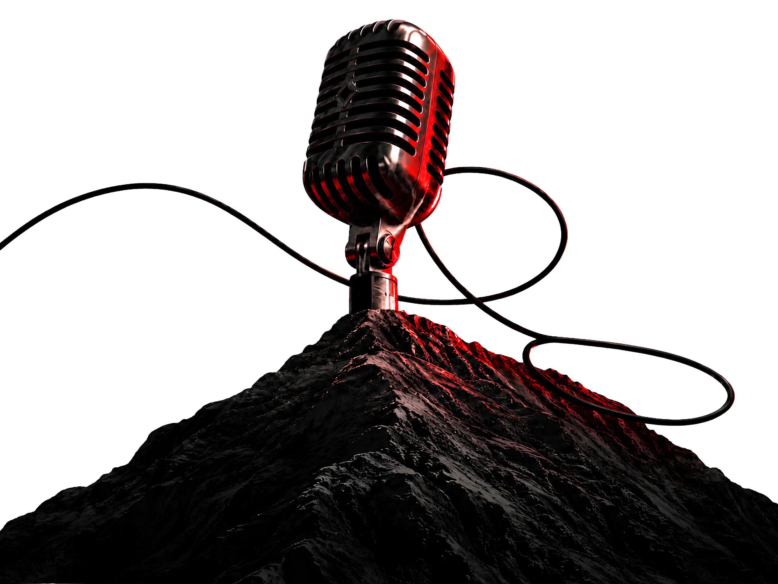 Permissionless microphone on a mountain peak